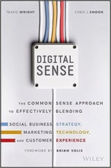 Book cover of Digital Sense by Travis Wright and Chris J Snook