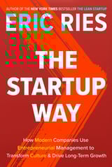 Book cover for the Start Up Way by Eric Ries