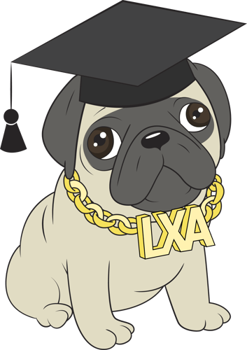 wearing graduation hat