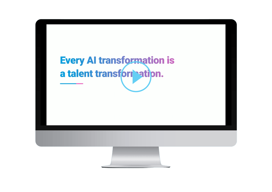Screen mock every ai traanformation is a talent transformation Screen mock every ai traanformation is a talent transformation