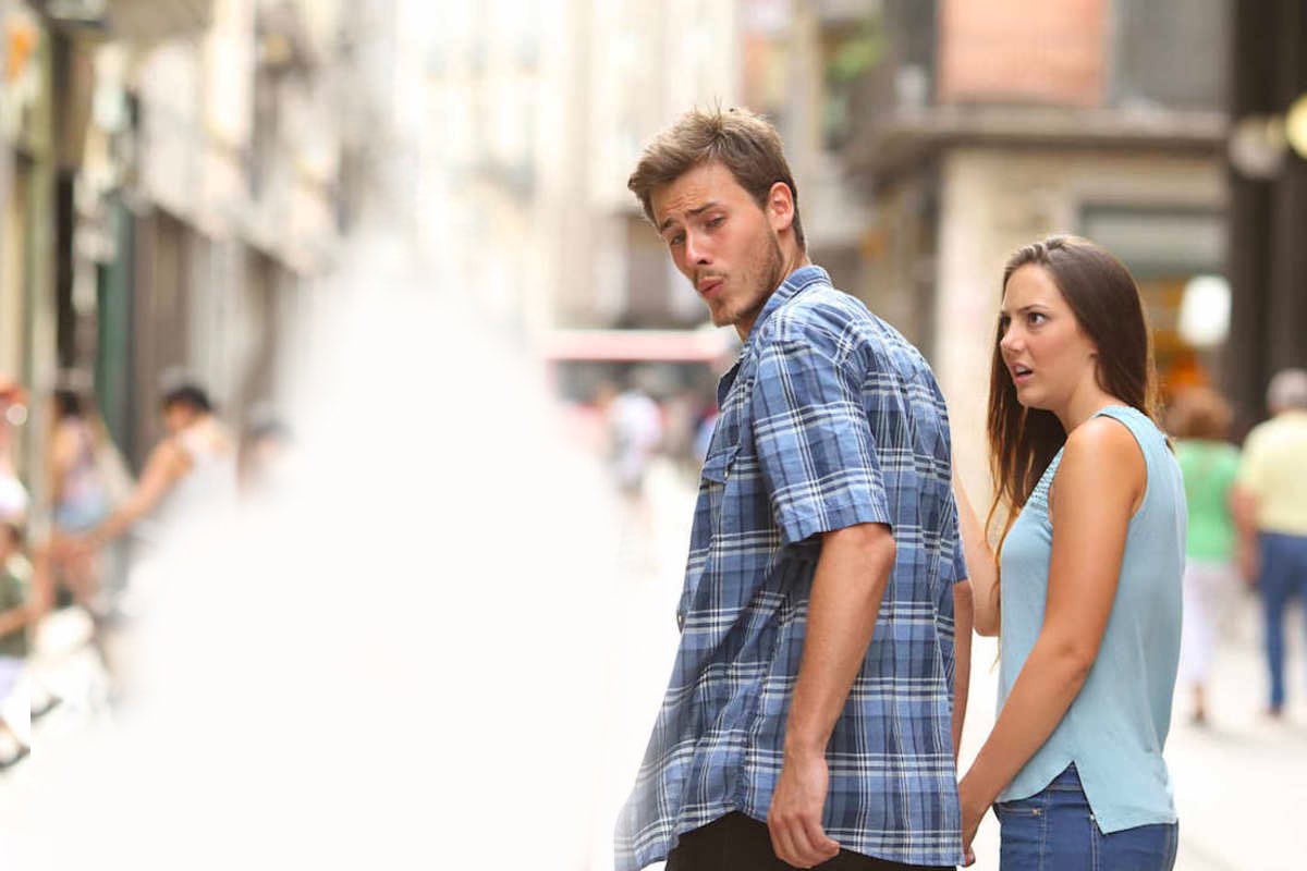 distracted boyfriend meme