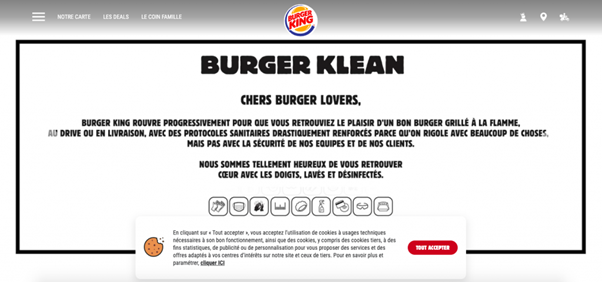 burger king cookie banner