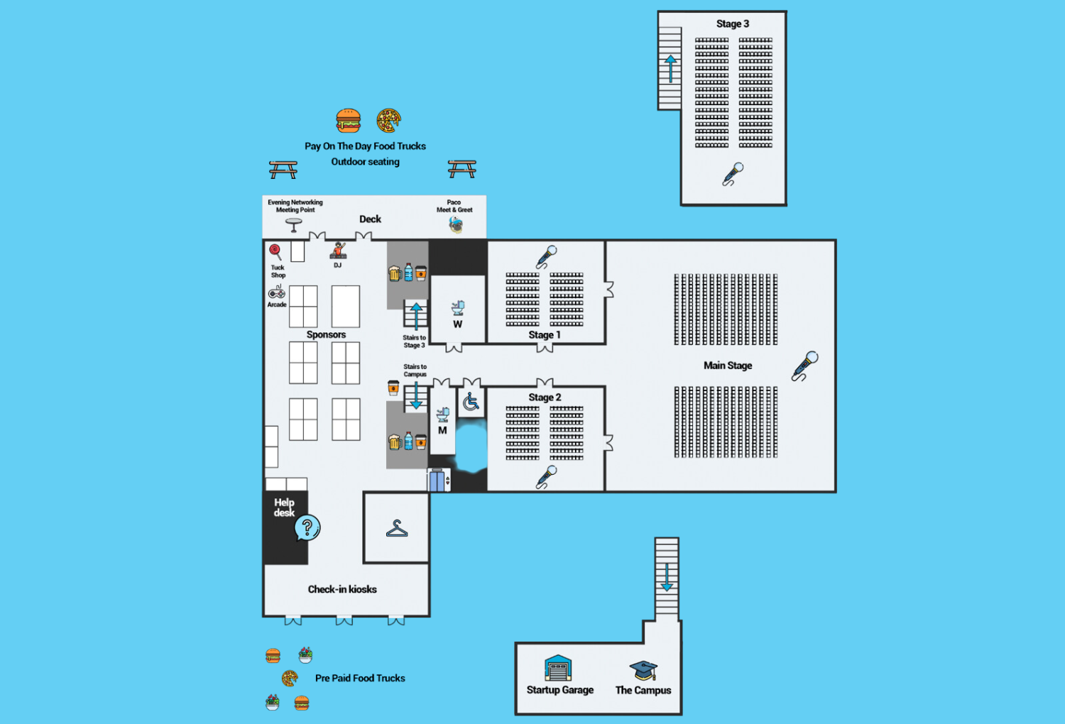 AntiCon Floor Plan