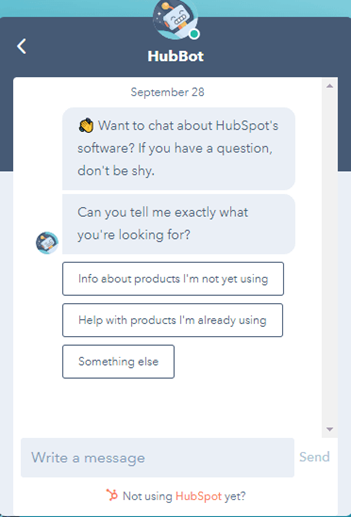 HubSpot – Product FAQ chatbot